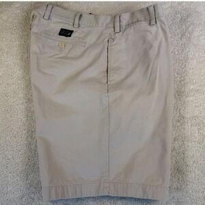 Nautica Clipper Relaxed Fit Beige Men's Shorts, Size‎ 38W, Cotton Casual